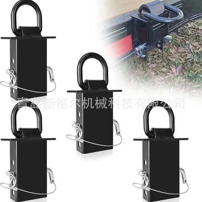 Heavy-Duty Removable D-Ring Trailer Hitch Pin - 4