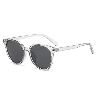 Round Frame Unisex Sunglasses, Small Face-Slimming Style, UV-Protection - 8