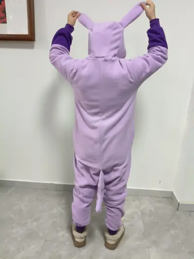 Cadılar Bayramı Polar Tulum Pijama Çift Model Ev Giyimi - 7