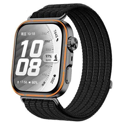 Woven Nylon Strap for Huawei Fit5 Pro, Five-Ring, Breathable - 7