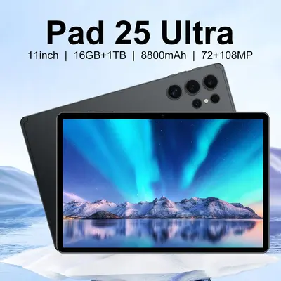 Pad 25 Ultra 11-Inch Android Tablet, Dual SIM