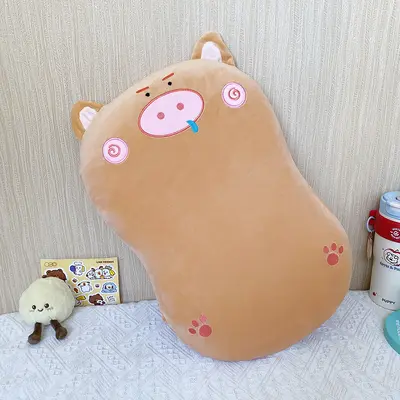 Kedi desenli bellek köpüğü yastık, seyahat boyun yastığı - 10