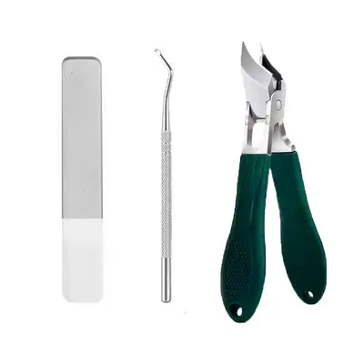 Edelstahl-Nagelknipser-Set großöffnend - 12