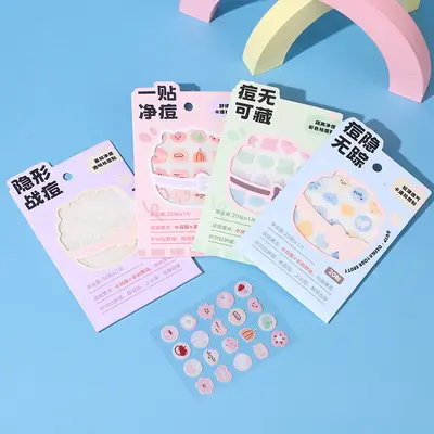 Thin Breathable Hydrocolloid Acne Patch, Can Be Worn Under Makeup - 4