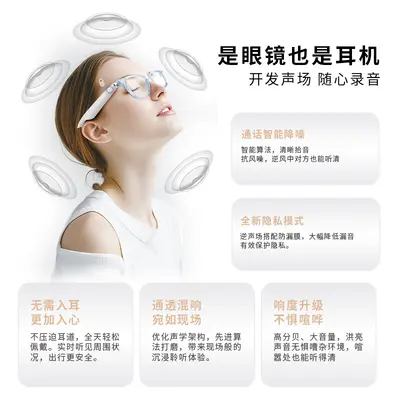 Smart Bluetooth Glasses GS07 with Photochromic Lenses