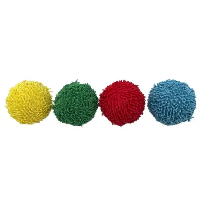 Colorful Firecracker Ball Cat Toy, 9 cm Large Ball, Interactive - 6