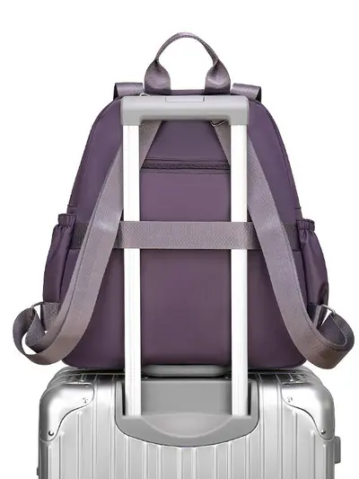 Women's Lightweight Waterproof Oxford Fabric Backpack for Commuting and Travel - 5