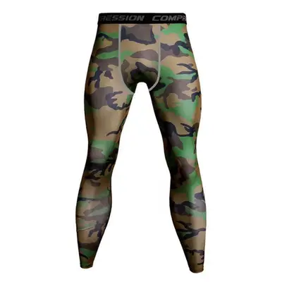 Erkek spor fitness uzun pantolon, hızlı kuruyan dar kesim - 3