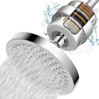 4-Inch Shower Head with 15-25 Stage Filter, Fully Electroplated - 11