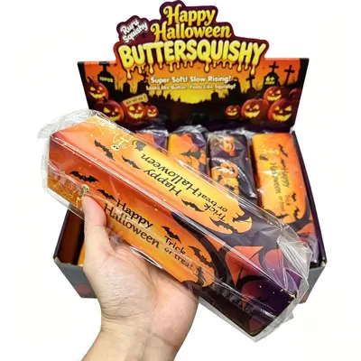 Halloween-Butterstick-Quetschspielzeug aus PU, langsam rückstellend