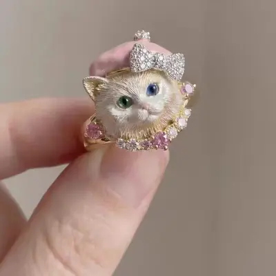 Hund-Avatar-Ring, 3D-Formgestaltung, Gedenkring - 7