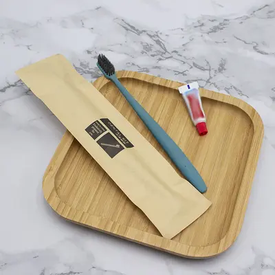 Disposable Hotel Toothbrush and Toothpaste Amenity Set - 13