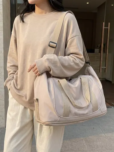 Expandable travel bag for women, large capacity
