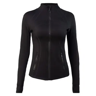 High-Quality Yoga Jacket, Elastic Brushed Fabric, Quick-Dry Stand Collar - 5