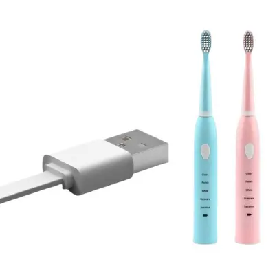 Soft-Bristle Electric Toothbrush, Rechargeable, Waterproof, Portable - 6