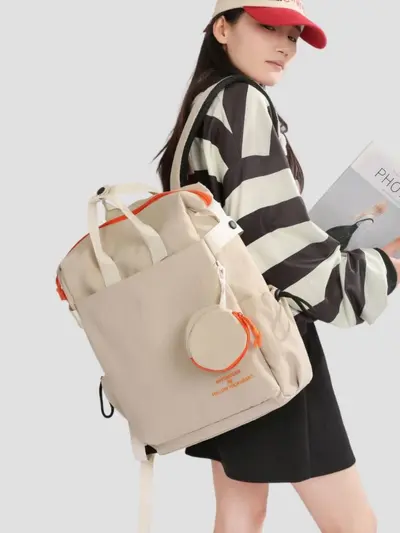 Women's Laptop Backpack, Customizable, Student Style - 3