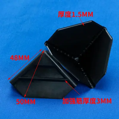 Three-Sided Plastic Corner Protectors for Furniture and Carton Transport - 12