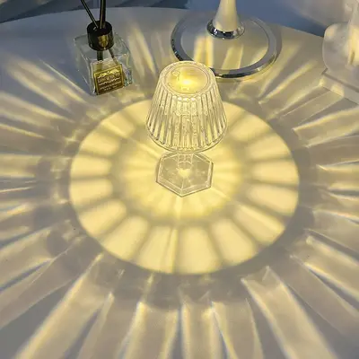 Crystal Table Lamp Night Light, DIY Cream Glue Set for Kids - 5