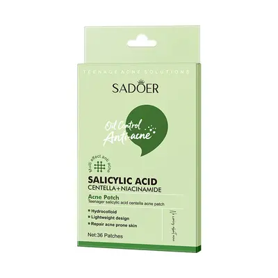 全英文跨境SADOER青少年水杨酸积雪草痘痘贴36贴滋润肌肤厂家批发 - 7