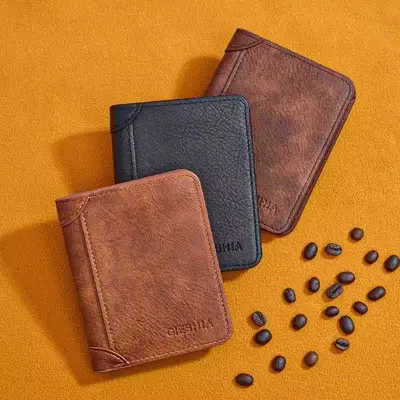 Ultra-Thin Men's Leather Wallet with Driver's License Holder - 5