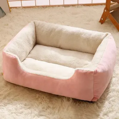 Kedi ve köpek yatakları, küçük ve orta boy köpekler için kışın sıcak tutan yataklar, Teddy köpek yatakları, evcil hayvan yatakları, köpek minderleri, dört mevsim evcil hayvan yatakları. - 9