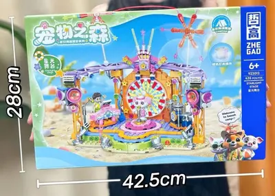 Girls' Castle Building Block Set, Creative Assembly - 7