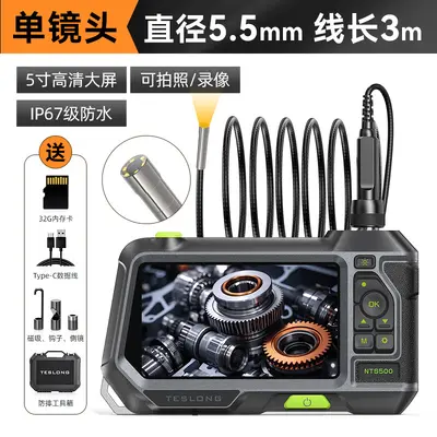 Endoscope camera 5.5mm, 3 metre, waterproof with HD screen - 8
