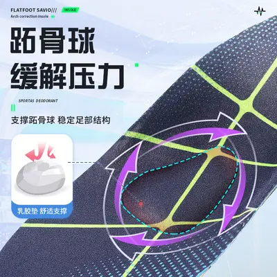 Orthotic Insoles for Flat Feet, Men and Women Arch Support Pads