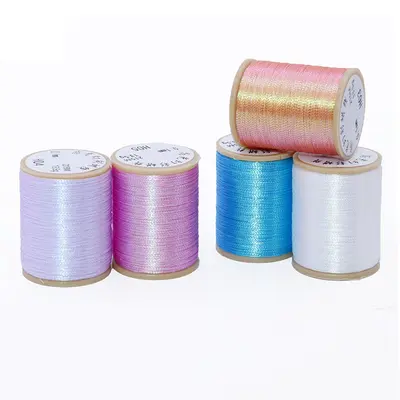 Wachsfaden für DIY-Flechten, 0,1 mm, Hochglanz, für Armbänder