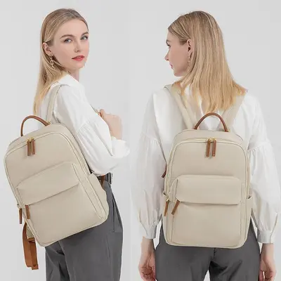 Korean Style Women's Laptop Backpack, Oxford Fabric, Large Capacity for Travel and Office - 5