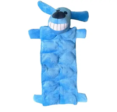 Squeaky Plush Dog Toy for Teeth Cleaning and Boredom Relief - 7