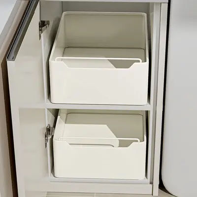 Kitchen pull-out organizer rack, multi-function, cabinet storage
