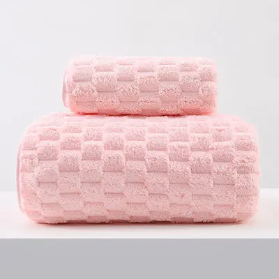 Yunduoge towel set, 3-piece, cotton, quick-drying - 7