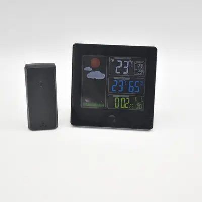 Color Screen RF Wireless Weather Clock with Calendar