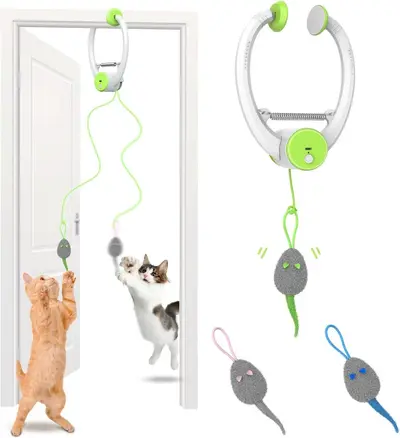 Electric Door-Hanging Automatic Interactive Cat Toy - 9