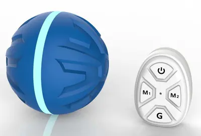 Remote Control Smart Dog Toy, Bouncing and Rolling Ball - 9