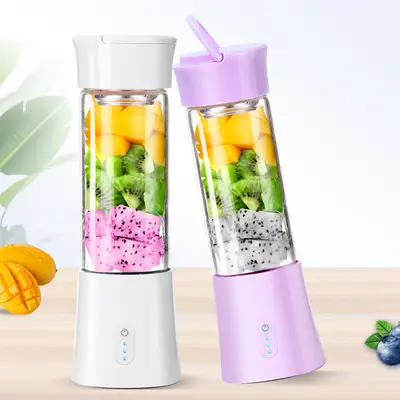 Taşınabilir mini meyve sıkacağı, USB şarjlı, elektrikli - 3