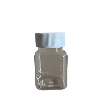 Perler Bead Dispensing Tool Box, 30ml 50ml Square Transparent Large Capacity Storage Bottles