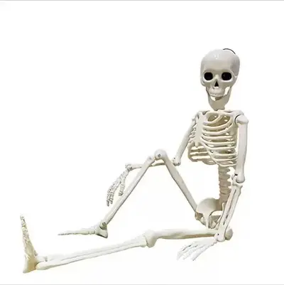 Halloween Skeleton Decoration 40cm Glow-in-the-Dark Clown Prop, 3D