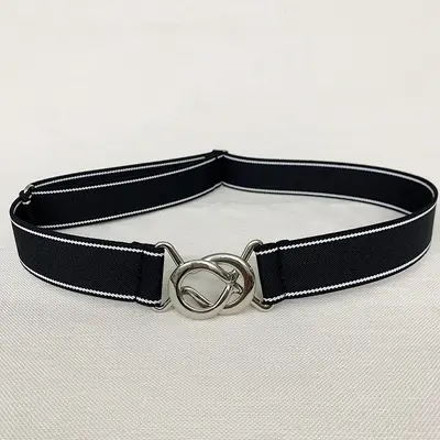 Kadın elastik kemer, 3 cm genişlik, ayarlanabilir - 8