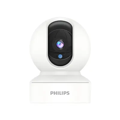 Philips Akıllı PTZ Kablosuz WiFi 360 Güvenlik Kamerası, Tek Lensli Dome - 7
