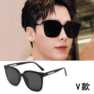 UV Protection Square Frame Fashion Sunglasses for Men - 9