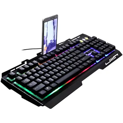 Chasing Leopard G700 Wired Mechanical-Feel Gaming Keyboard, Metal Backlit - 8