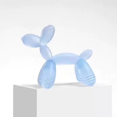 现货气球狗牙胶玩具液态硅胶小型犬磨牙棒食品级宠物牙胶宠物咬咬