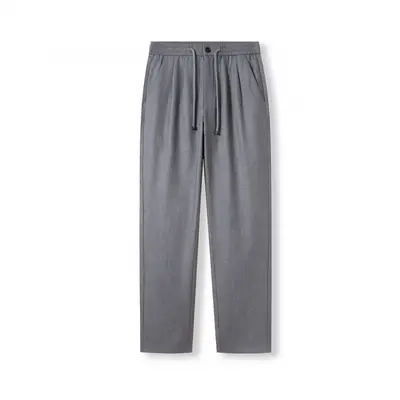 Tencel Wool Blend Men's Casual Pants, Summer Breathable