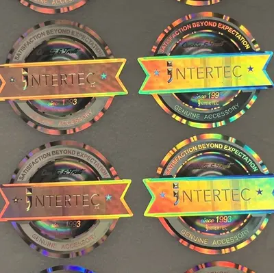 Holographic Laser Anti-Counterfeit Label with QR Code