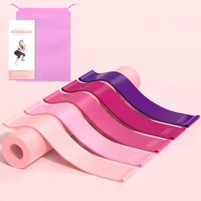 Resistance band yoga fitness, elastic ring - 13