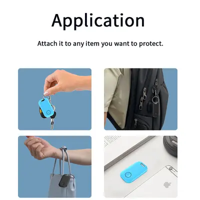 Akıllı konum bulucu, anahtar ve telefon için yapışkanlı etiket