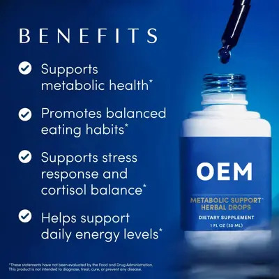 Metabolic Support Herbal Drops, OEM - 4