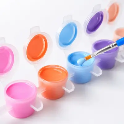 Children's Acrylic Paint Set, 12 Colors - 4
